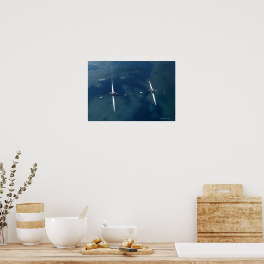 Roeiteam Poster (Keuken)