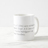 Roemeens - Beverage Koffiemok (Voorkant rechts)