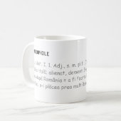 Roemeens - Beverage Koffiemok (Voorkant links)