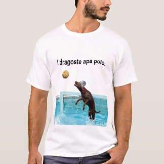 Roemeens ik hou van waterpolo t-shirt