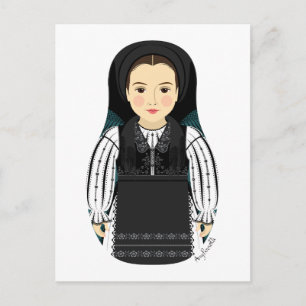 Roemeens Matryoshka-Briefkaart Briefkaart