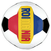 Roemeens vlaggenpatriottisch voetbal (Gedraaid)