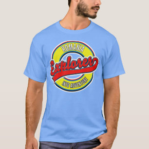 Roemeense ontdekkingsreiziger in avontuurlijke log t-shirt
