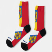 Roemeense patriottische, duurzame Roemeense Sokken (Links)