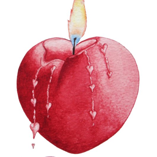 roemeense roodliefdeshartenkaars voor bruiloft kaart