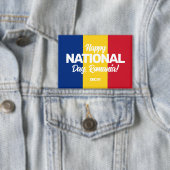 Roemeense staatsvlag button (Insitu)