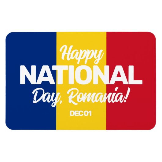 Roemeense staatsvlag magneet (Horizontaal)