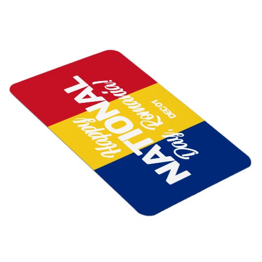 Roemeense staatsvlag magneet (Rechterzijde)