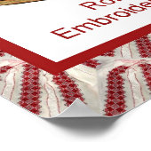 Roemeense vaartuigen, geborduurd jasje poster (Hoek)