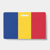 Roemeense vlag badge (Achterkant)