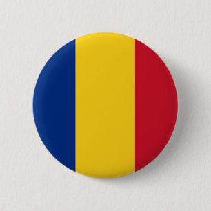 Roemeense vlag Button
