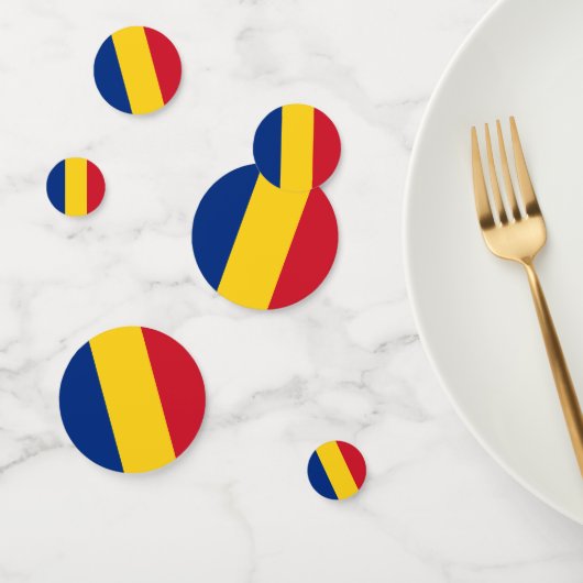 Roemeense vlag confetti (Groep)