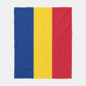 Roemeense vlag fleece deken (Voorkant)