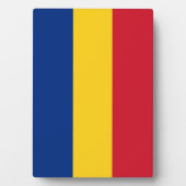 Roemeense vlag fotoplaat (voorkant)