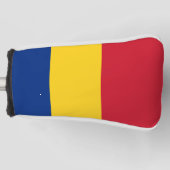 Roemeense vlag golfheadcover (Voorkant)
