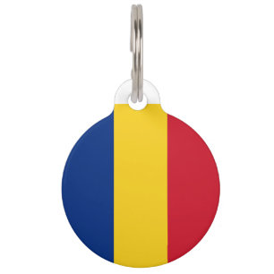 Roemeense vlag huisdierpenning