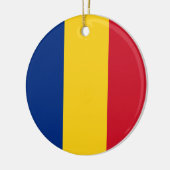 Roemeense vlag keramisch ornament (Links)