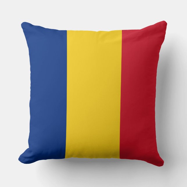 Roemeense vlag kussen (Voorkant)