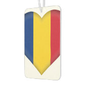 Roemeense vlag luchtverfrisser (Links)