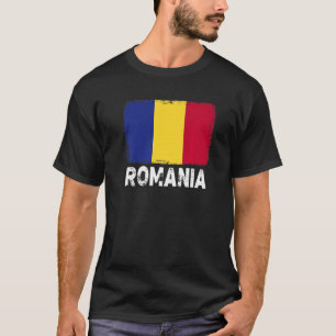 Roemeense vlag ondersteunt Roemeense Mannen voor v T-shirt