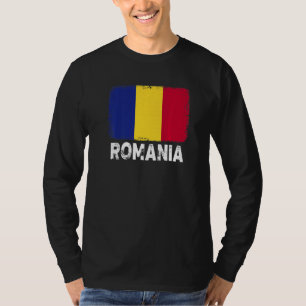 Roemeense vlag ondersteunt Roemeense Mannen voor v T-shirt