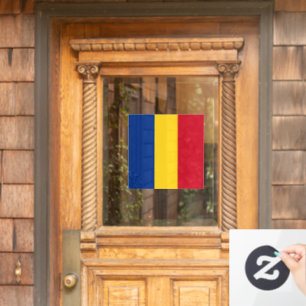 Roemeense vlag raamsticker