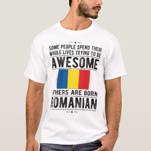 Roemeense vlag Roemeense erfgoedroutes T-shirt