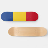 Roemeense vlag skateboard (Horizontaal)