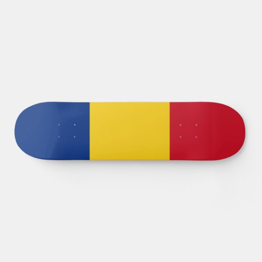 Roemeense vlag skateboard (Horizontaal)