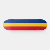 Roemeense vlag skateboard (Horizontaal)