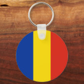 Roemeense vlag sleutelhanger (Voorkant)