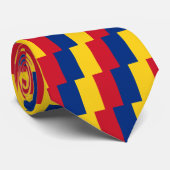 Roemeense vlag stropdas (Opgerold)