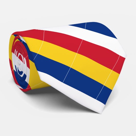 Roemeense vlag stropdas (Opgerold)