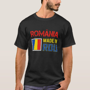 Roemeense vlag t-shirt