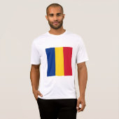 Roemeense vlag t-shirt (Voorkant volledig)