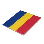 Roemeense vlag tegeltje (Zijkant)