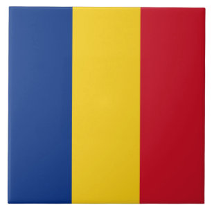 Roemeense vlag tegeltje