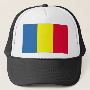 Roemeense vlag trucker pet