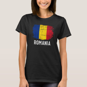 - roemeense vlag voor roemenië t-shirt