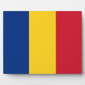 Roemeense vlaggenPlaque Fotoplaat (Voorkant)