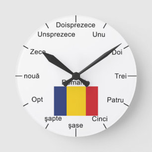 Roemeense wandklok ronde klok