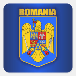Roemeense wapenstilstand vierkante sticker
