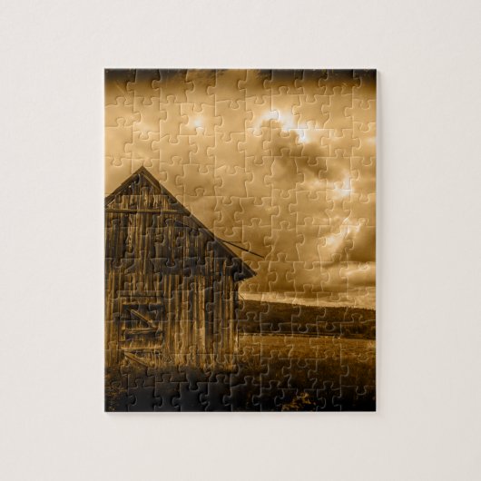 roemeense westerne boerderijboerderij legpuzzel (Verticaal)