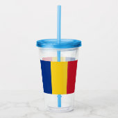 Roemenië Acryl Drinkbeker (Voorkant)