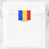 Roemenië naar Oost-Europese land vlag Sticker (Tas)