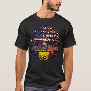 Roemenië Roemeense Verenigde Staten Verenigde Stat T-shirt