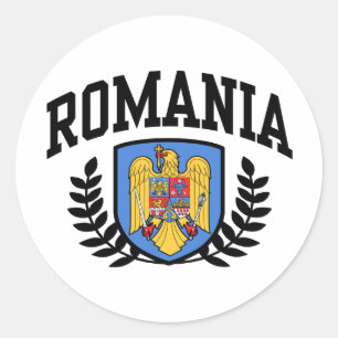 Roemenië Ronde Sticker