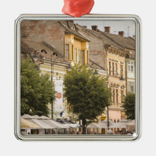 Roemenië, Sibiu. Nieuwe Stad. RF) Metalen Ornament