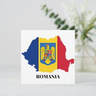 Roemenië Silhouet, geëtiketteerd,