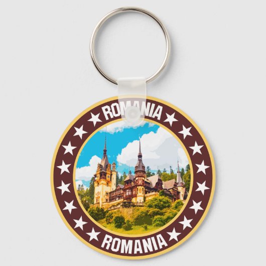 Roemenië Sleutelhanger (Voorkant)